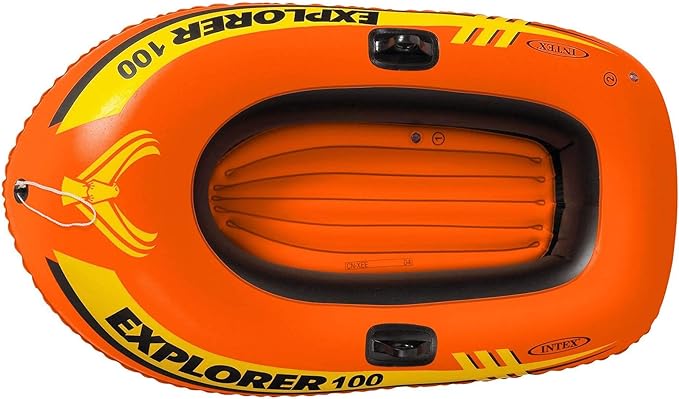 INTEX Explorer Inflatable Boat Series: Dual Air Chambers Explorer 100 INTEX Explorer Inflatable Boat Series: Dual Air Chambers Explorer 100
