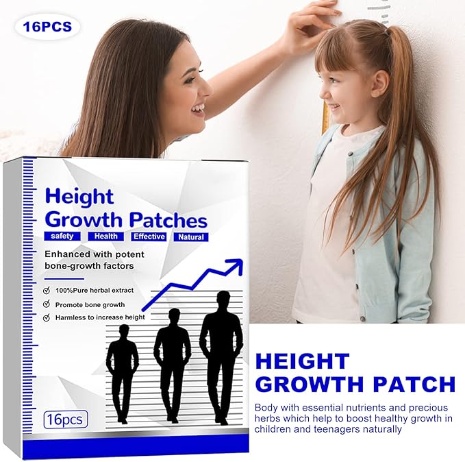 Height Growth Foot Patches - 16 Pcs