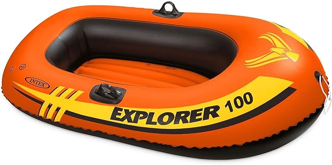 INTEX Explorer Inflatable Boat Series: Dual Air Chambers Explorer 100 INTEX Explorer Inflatable Boat Series: Dual Air Chambers Explorer 100