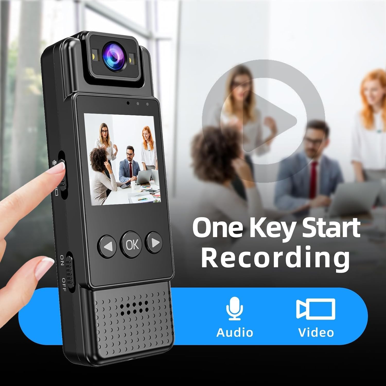 Night Vision Mini Body Camera 1080P, 180° Rotation Night Vision Mini Body Camera 1080P, 180° Rotation