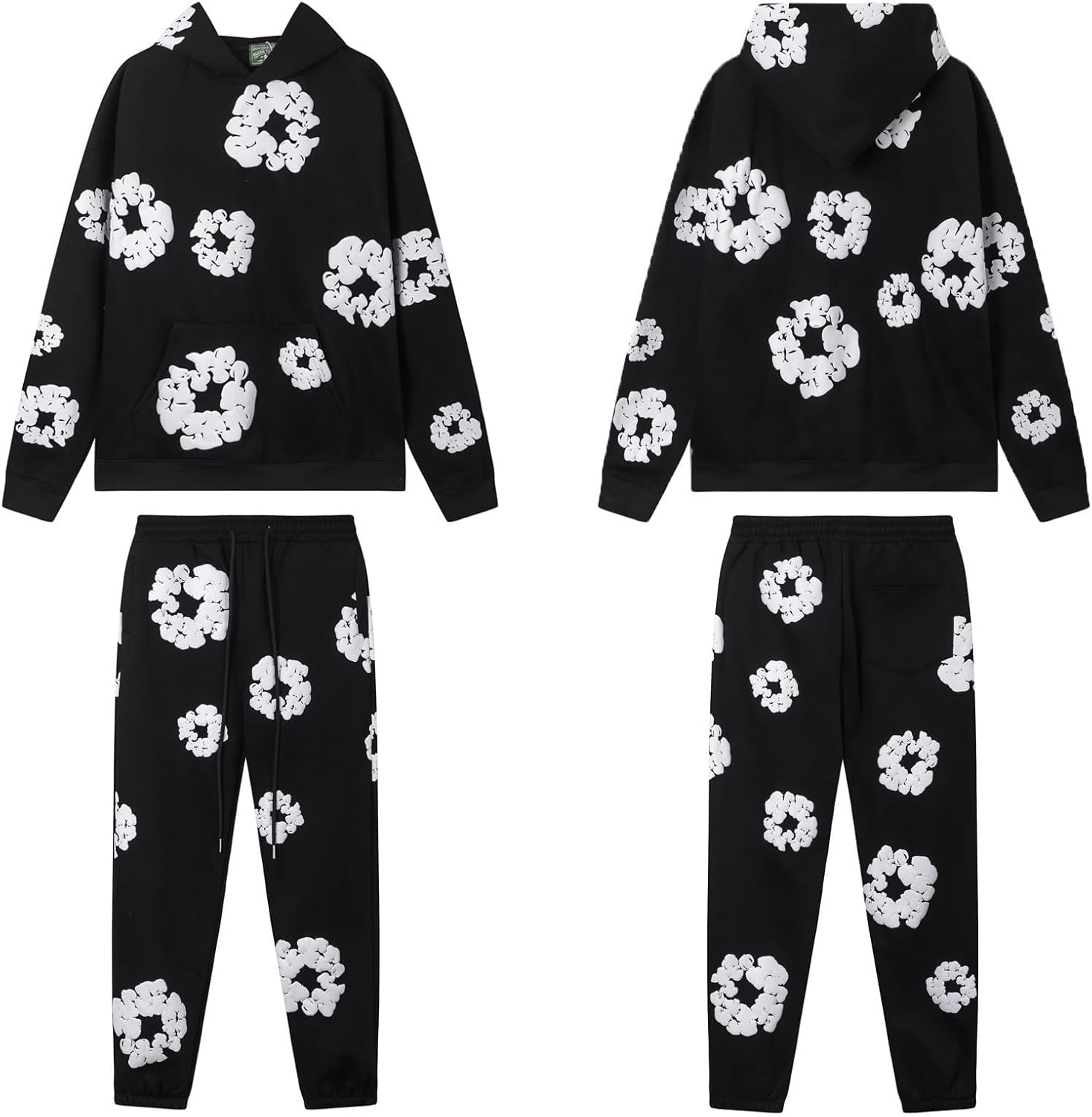 Denim Tears Tracksuit Black B-6580 Denim Tears Tracksuit Black B-6580
