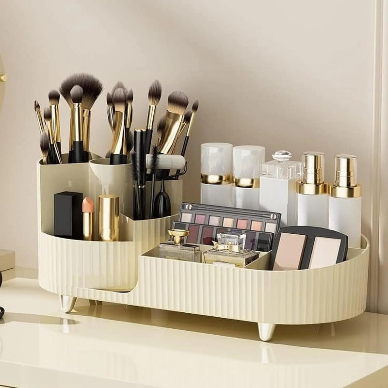 Rotating Cosmetic Toiletries Perfume Storage Organizer 4582A - TUZZUT Qatar Online Shopping