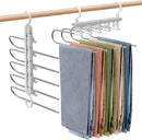 Housolution Trouser Hangers, Set of 4, Multi-functional Slack Hanger B-36131809 - TUZZUT Qatar Online Shopping