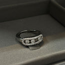 Womens Fashion Silver Diamonds Ring S257952 - TUZZUT Qatar Online Shopping