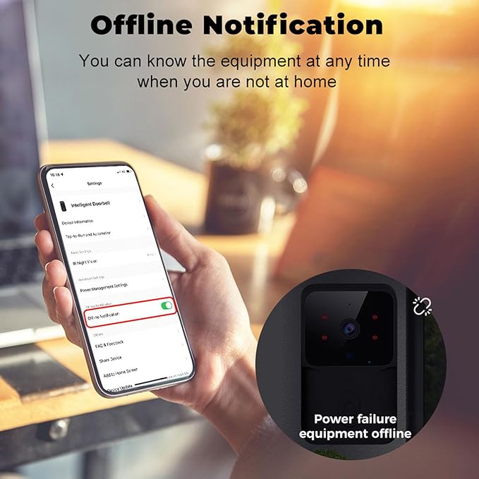 Wireless Video Doorbell 123054 - TUZZUT Qatar Online Shopping