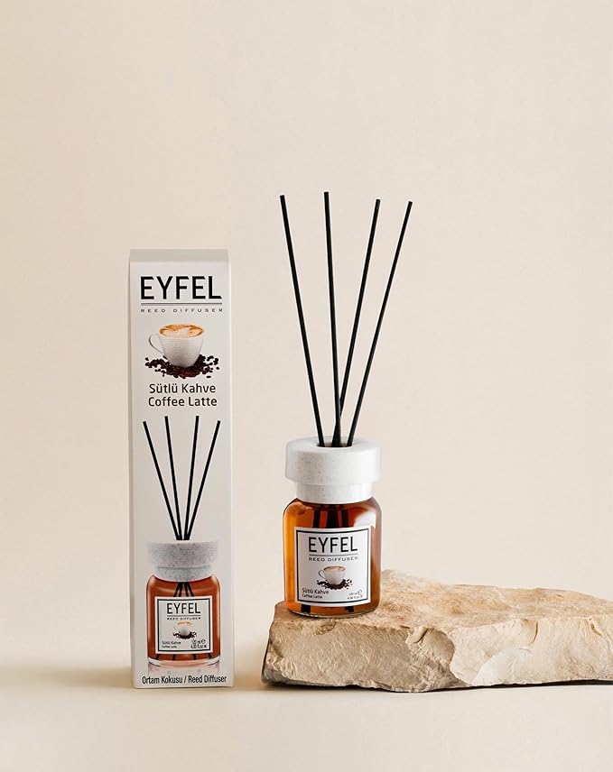 EYFEL Coffee Latte Reed Diffusers 120ml EYFEL Coffee Latte Reed Diffusers 120ml