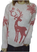 Women's  Long Sleeve Xmas Sweater Shirt B194219 - TUZZUT Qatar Online Shopping