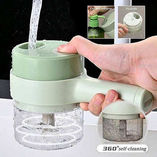 4 in 1 Handheld Electric Vegetable Cutter Set 4 in 1 Handheld Electric Vegetable Cutter Set