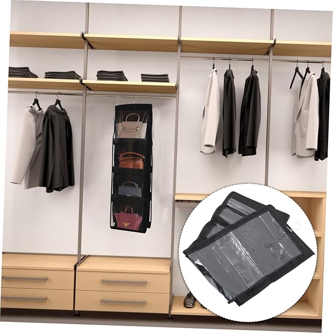 1pc Hanging Handbag Organizer Versatile Storage for Closets S-4848575 - TUZZUT Qatar Online Shopping
