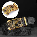 Vintage Dragon Leather Belt DG3311 - TUZZUT Qatar Online Shopping