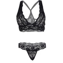 Womens Lycra lace Elegant Design for Comfort Racerback Lingerie Set 509563 - TUZZUT Qatar Online Shopping