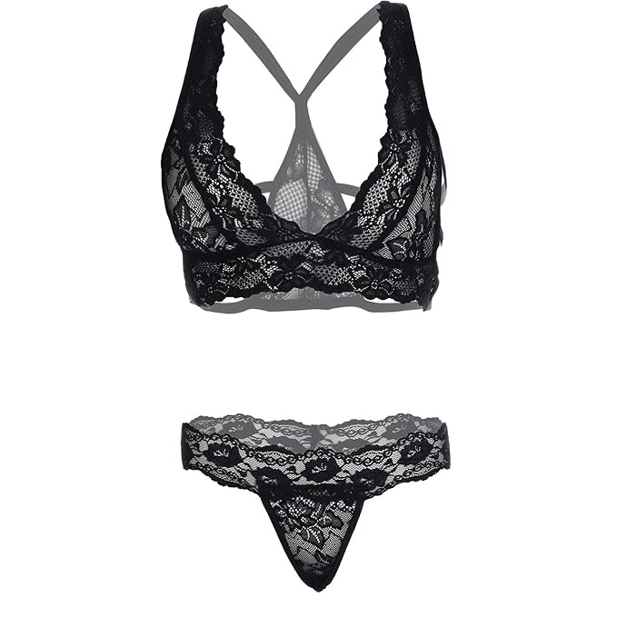 Womens Lycra lace Elegant Design for Comfort Racerback Lingerie Set 509563 Womens Lycra lace Elegant Design for Comfort Racerback Lingerie Set 509563
