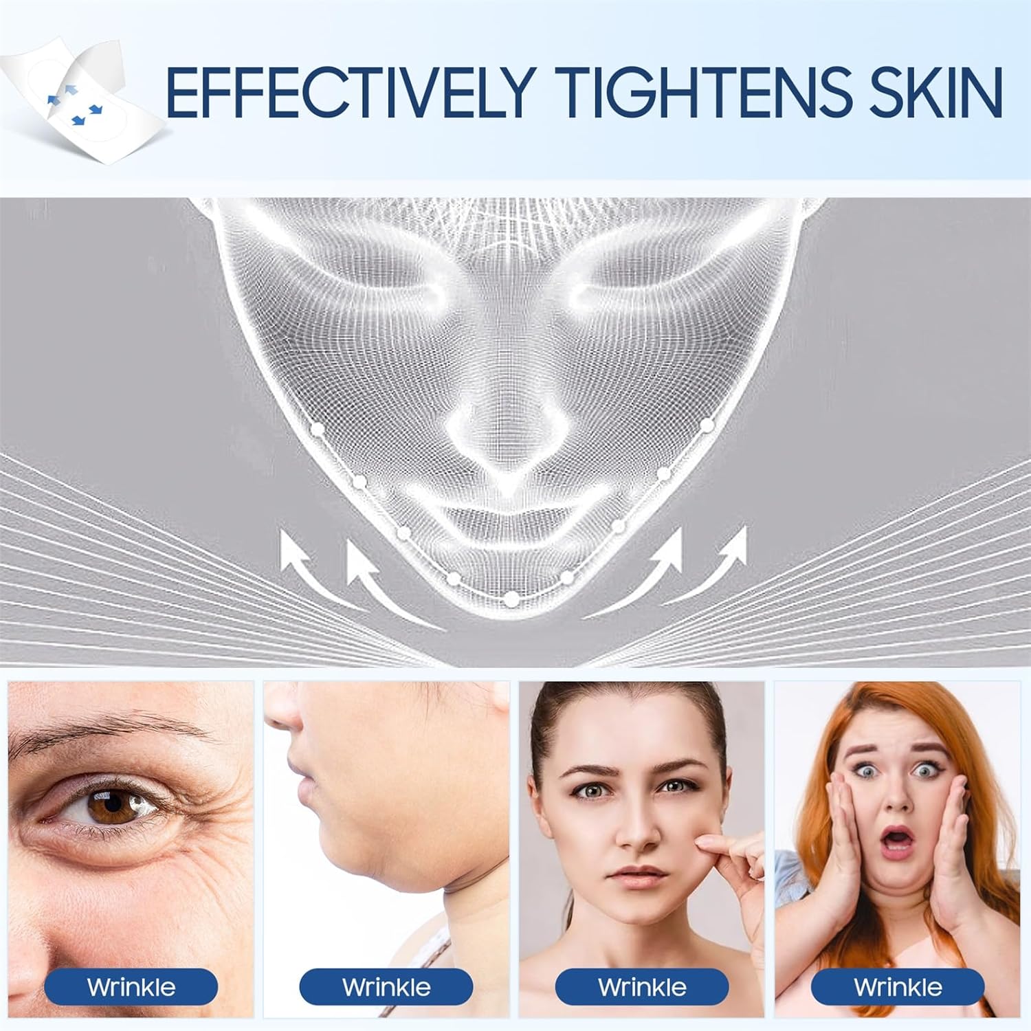For Face and Chin Face Tape, Face Lifting Tape Waterproof (60 PCS) For Face and Chin Face Tape, Face Lifting Tape Waterproof (60 PCS)