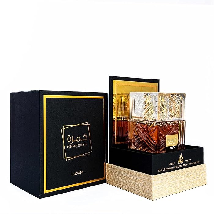 Khamrah EDP Unisex Perfume -100ml (3.4oz) By Lattafa - A Timeless Tale Of Exquisite Aroma - Tuzzut.com Qatar Online Shopping