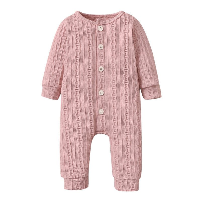 Long Clothes Baby Jumpsuit Sleeve Romper Boys Girls 1138962 - TUZZUT Qatar Online Shopping