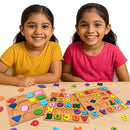 Wooden Learning Educational Number's Board for Kids - TUZZUT Qatar Online Shopping