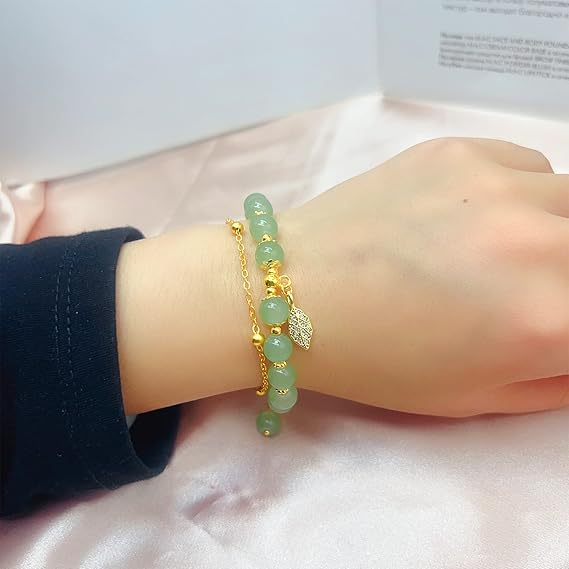 Green Nephrite Jade Bracelet BR323 Green Nephrite Jade Bracelet BR323