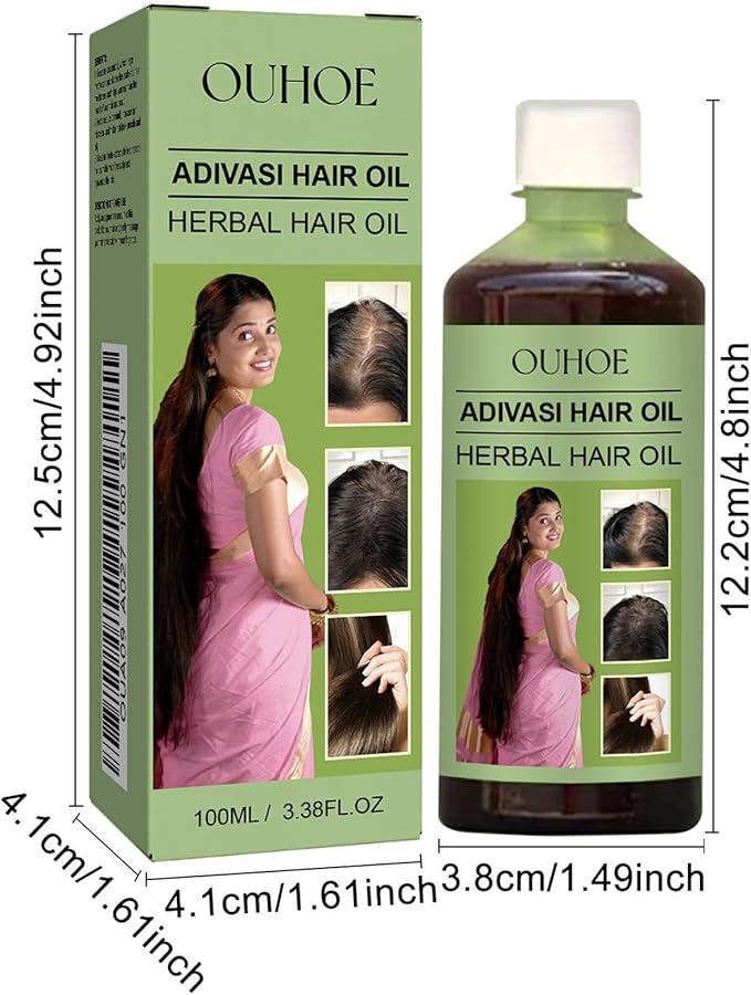 OUHOE Adivasi Hair Oil 100ML - TUZZUT Qatar Online Shopping