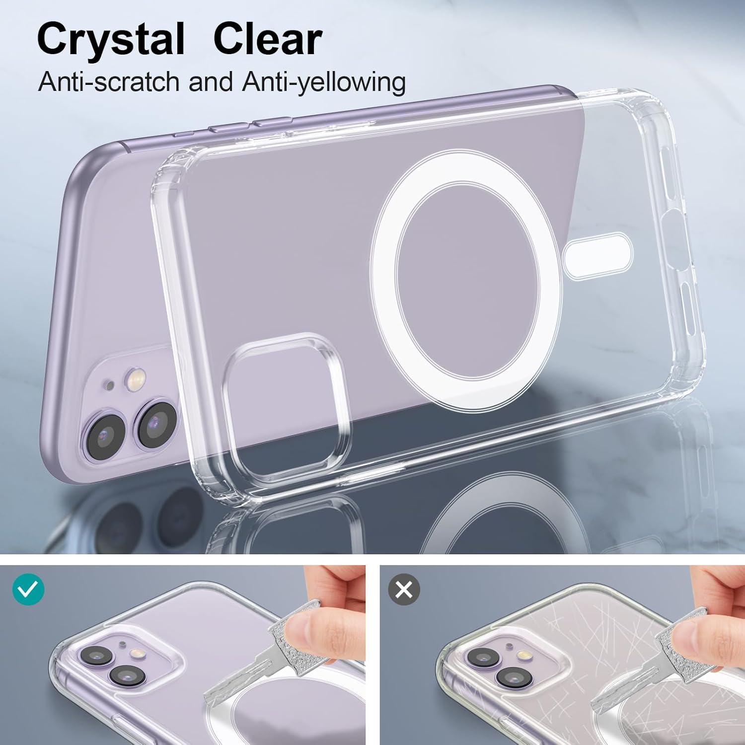 Wireless Charging Clear Case For iphone - Transparent Wireless Charging Clear Case For iphone - Transparent