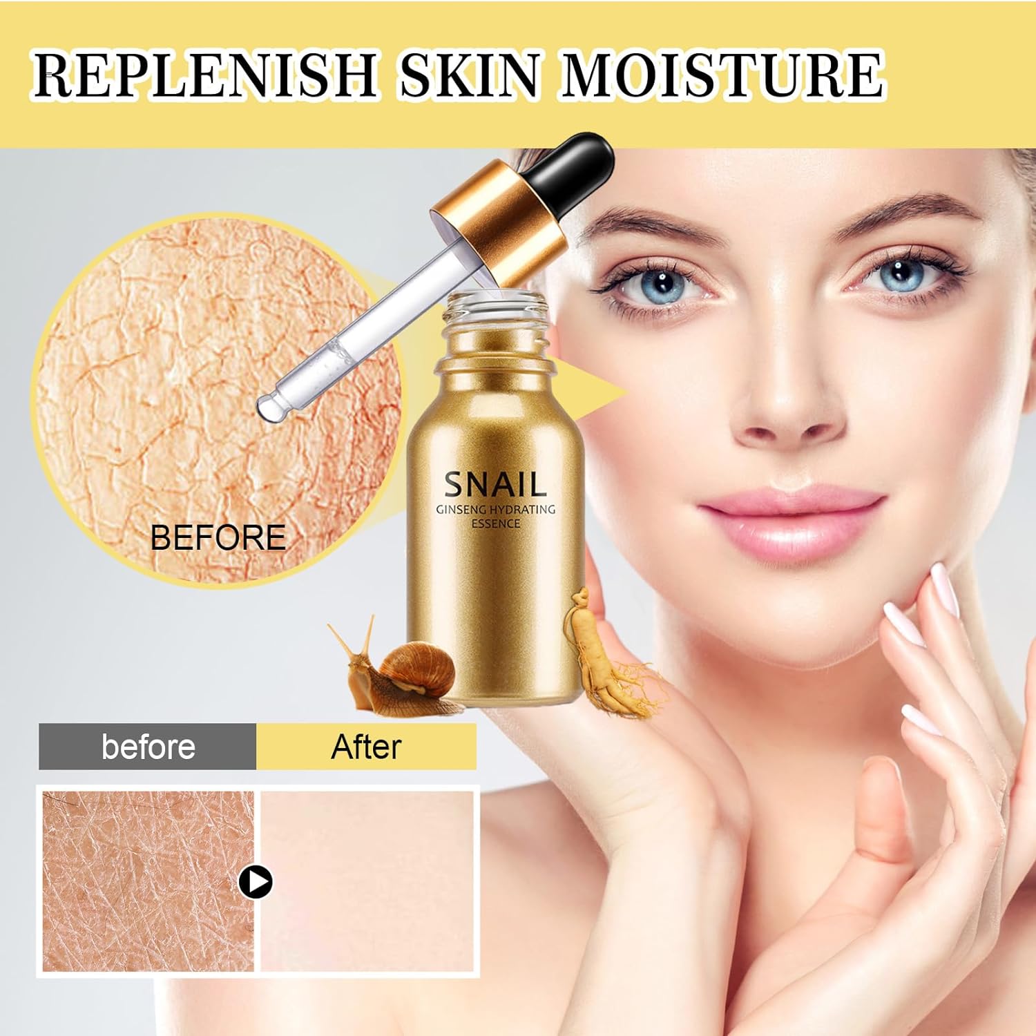 15ml Ginseng & Snail Hydrating Serum 15ml Ginseng & Snail Hydrating Serum