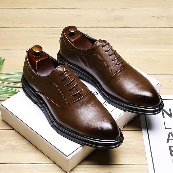 Men's Fashion Leather Shoe 587496 - TUZZUT Qatar Online Shopping