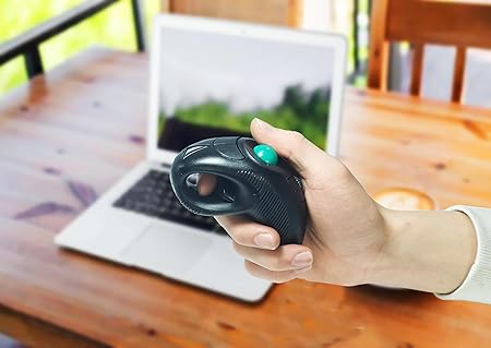 Finger Handheld Trackball Mouse with Laser Pointer S4947392