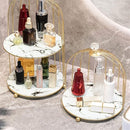 2pcs Storage Rack Bird cage shape storage rack iron multi-layer rack home desktop cosmetic storage rack home decorations - TUZZUT Qatar Online Shopping