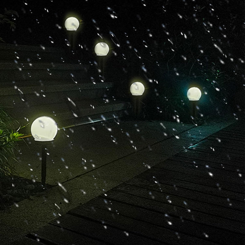 Solar Water Proof Round Ball Light For Garden  B-331343 - TUZZUT Qatar Online Shopping