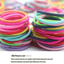 Elastic Hair Bands 100 Pcs X629209