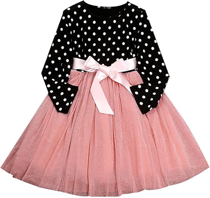 Girl's Long Sleeved Princess Dress 646116 - TUZZUT Qatar Online Shopping