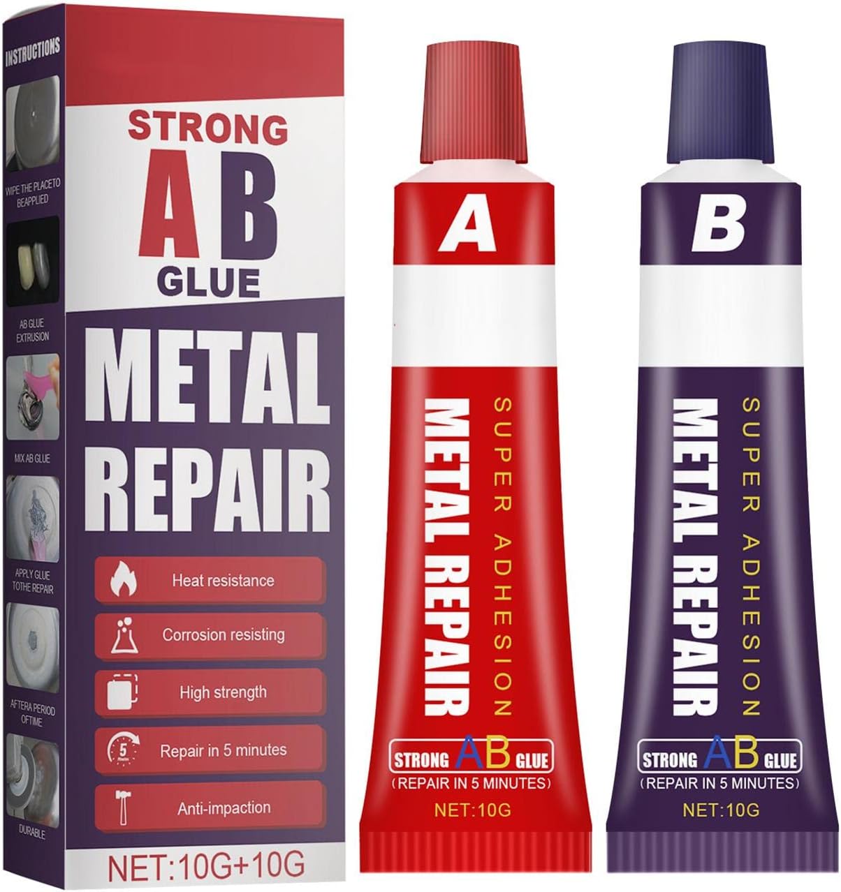 AB Metal Repair Paste 10g+10g AB Metal Repair Paste 10g+10g