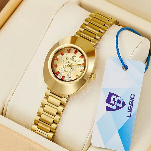 LIEBIG Stainless Steel Womens Quartz Watch LB32 - TUZZUT Qatar Online Shopping