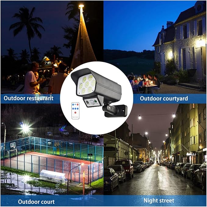 Solar Security Camera Solar Light Motion Sensor W-75241 - TUZZUT Qatar Online Shopping