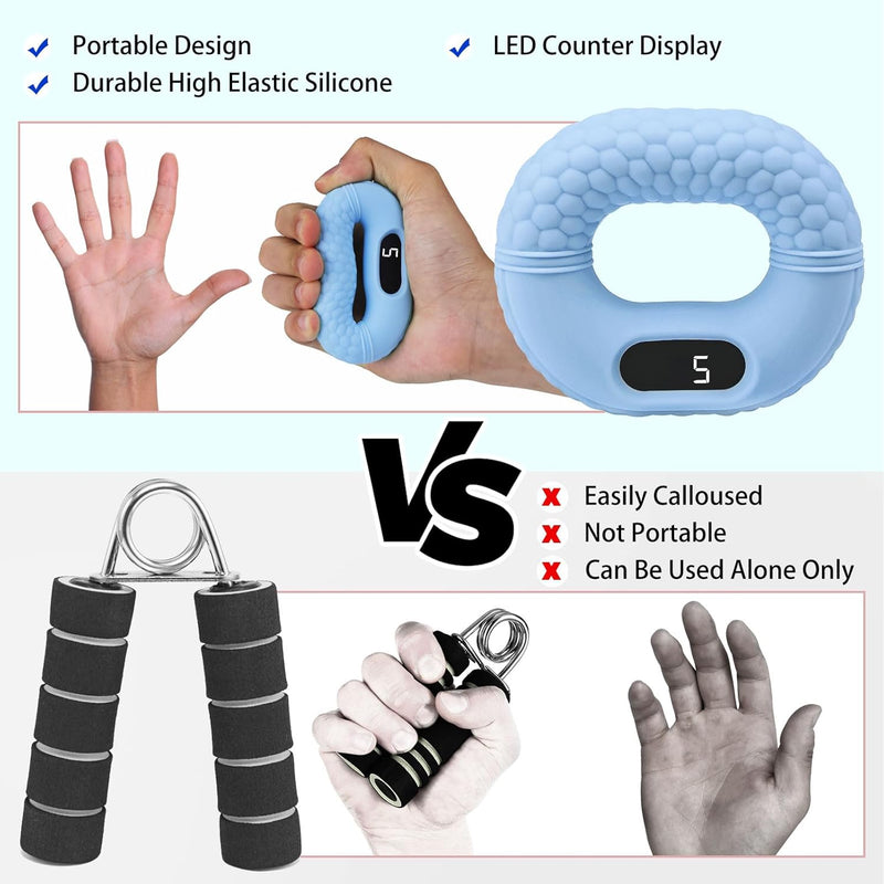 Hand Muscle Developer Grip Ring - TUZZUT Qatar Online Shopping