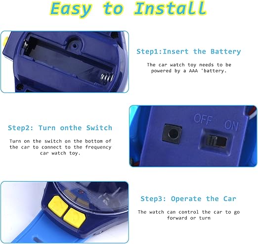 Watch Remote Control Car Toy - 2.4 GHz Mini - TUZZUT Qatar Online Shopping