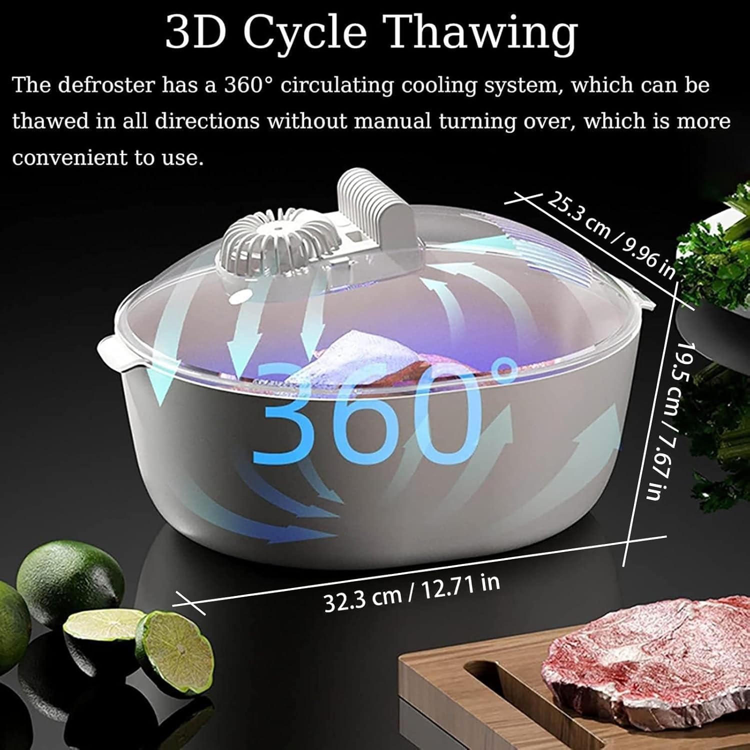 Domestic Kitchen 4 in 1 Food Defroster, Quick Thaw Kitchen Defroster, Upgraded Meat Defrosting Machine BK-JD777 Domestic Kitchen 4 in 1 Food Defroster, Quick Thaw Kitchen Defroster, Upgraded Meat Defrosting Machine BK-JD777