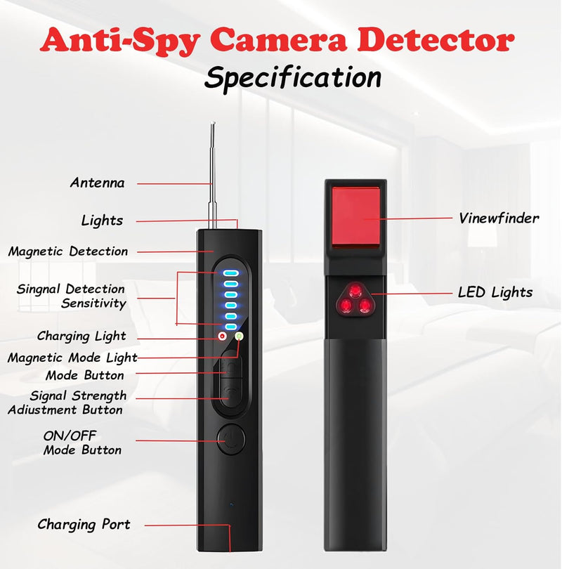 Wireless Signal And Hidden Camera Detector X13 - TUZZUT Qatar Online Shopping