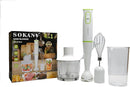 Sokany 4 IN 1 Hand Blender Set 300W SK-1718-4 - TUZZUT Qatar Online Shopping