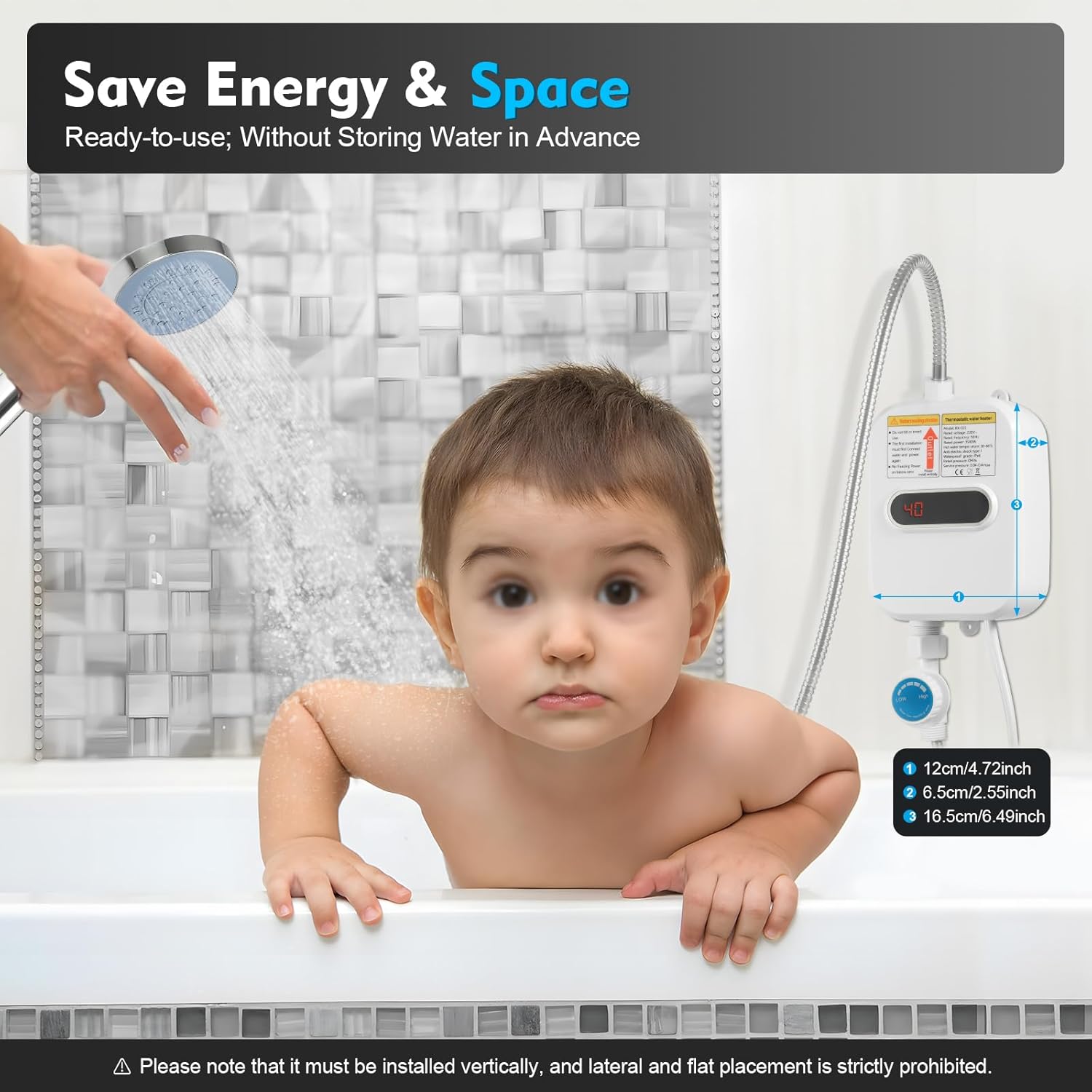 Instant Water Heater Shower 3500W RX-021 Instant Water Heater Shower 3500W RX-021