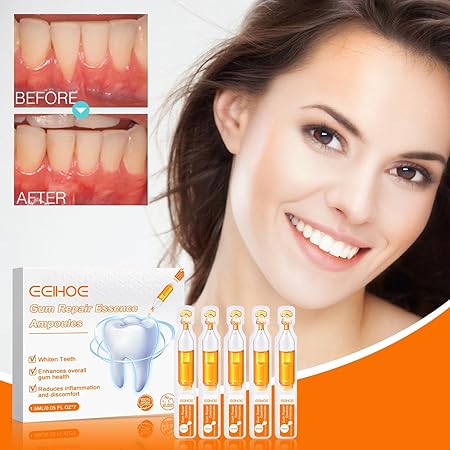 Gum Repair Essence Ampoules And Teeth Whitening Serum - 7pcs*1.5ml