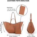 Faux Leather Tote Bag for Women 10263392 - TUZZUT Qatar Online Shopping