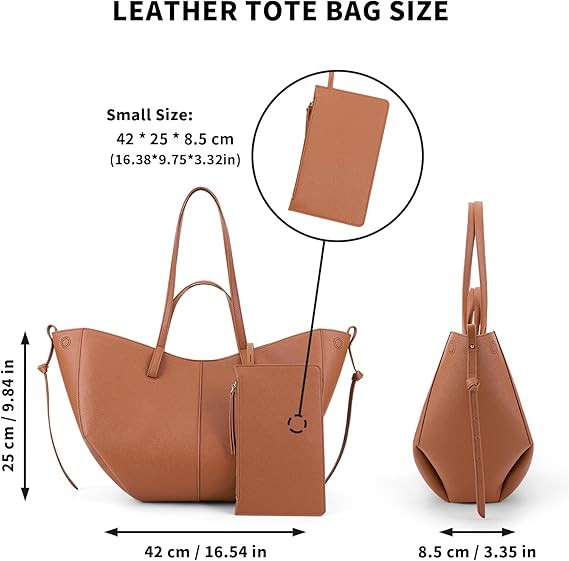 Faux Leather Tote Bag for Women 10263392 - TUZZUT Qatar Online Shopping