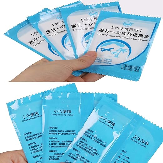 Travel Disposable Toilet Seat Covers S4503180 Travel Disposable Toilet Seat Covers S4503180
