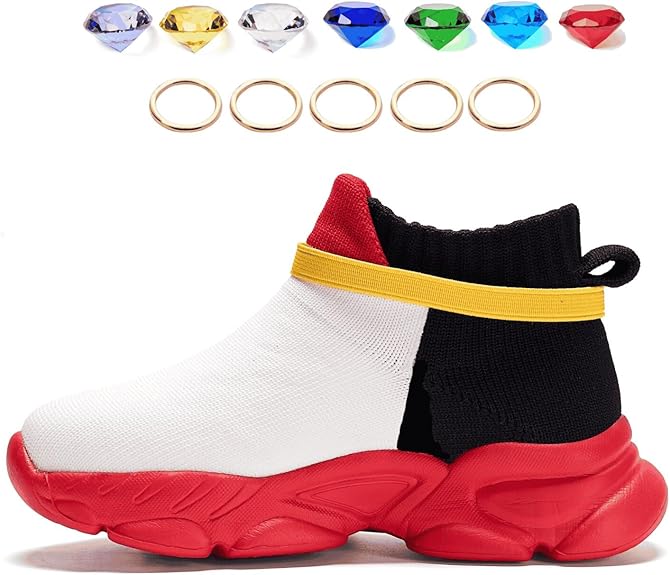 White Black Red Sneakers LV05 White Black Red Sneakers LV05
