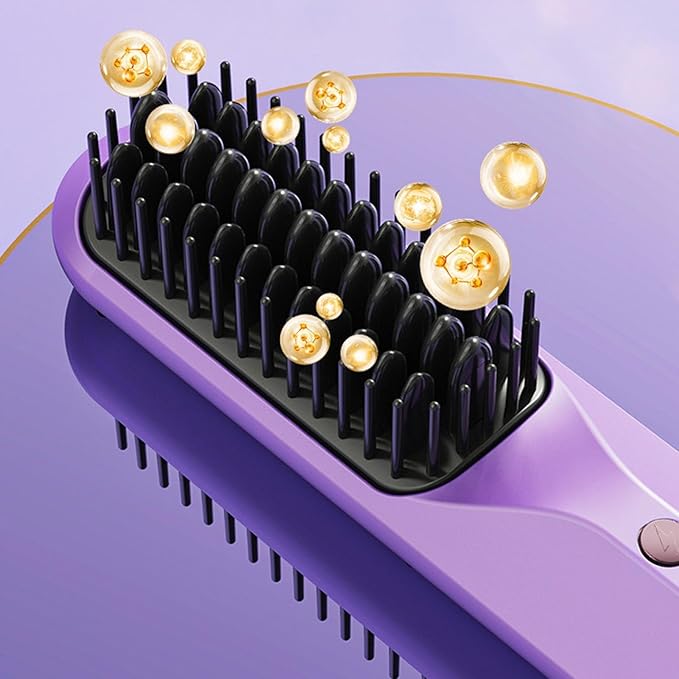 Portable Hair Straightening Comb with USB Charging Portable Hair Straightening Comb with USB Charging