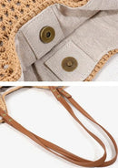 Women Large Summer Beach Tote Shoulder Bags S055 - TUZZUT Qatar Online Shopping