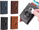 AirTag Wallet - Premium Leather Card Holder RFID Blocking Smart Wallet with AirTag Case - Tuzzut.com Qatar Online Shopping