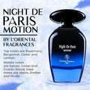 Night De Paris Motion 100ml Unisex Perfume by L'ORIENTALE FRAGRANCES - TUZZUT Qatar Online Shopping