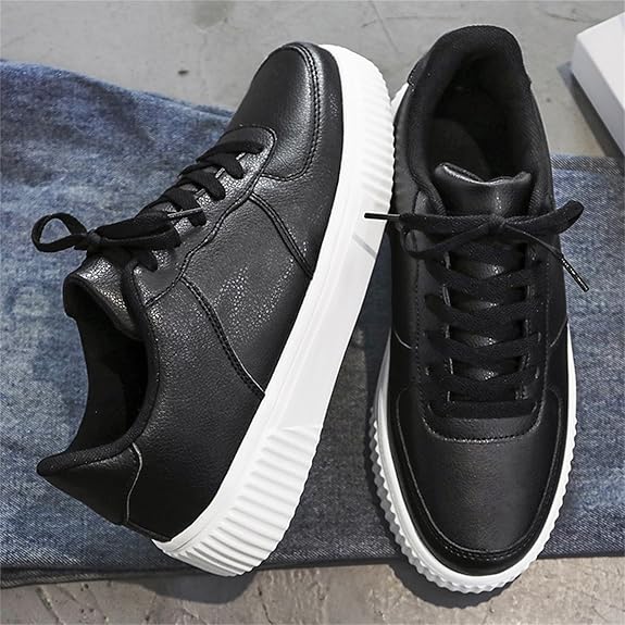 Casual Road Runner Unisex Sneakers Black 7007888