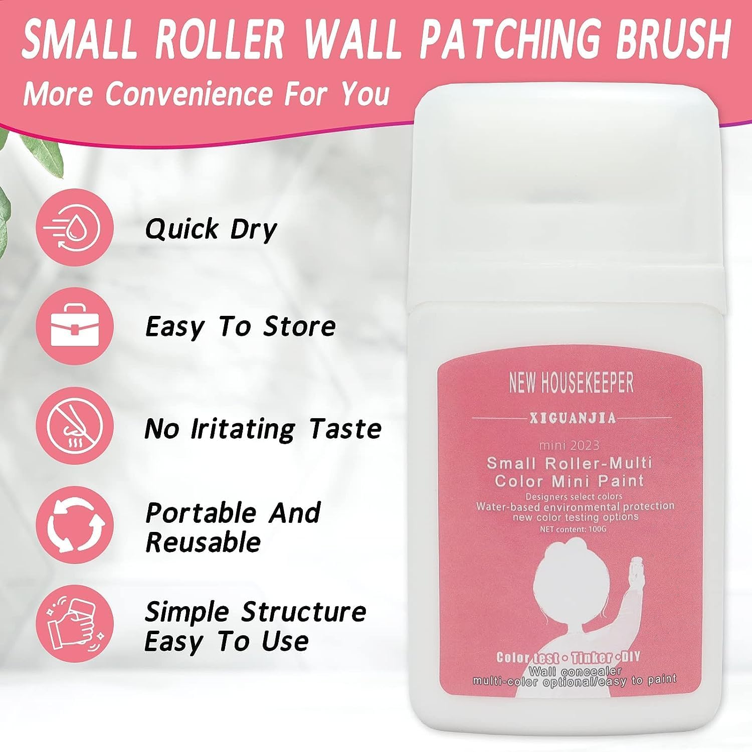 Small Roller-Multi Color Mini Paint 100g Small Roller-Multi Color Mini Paint 100g